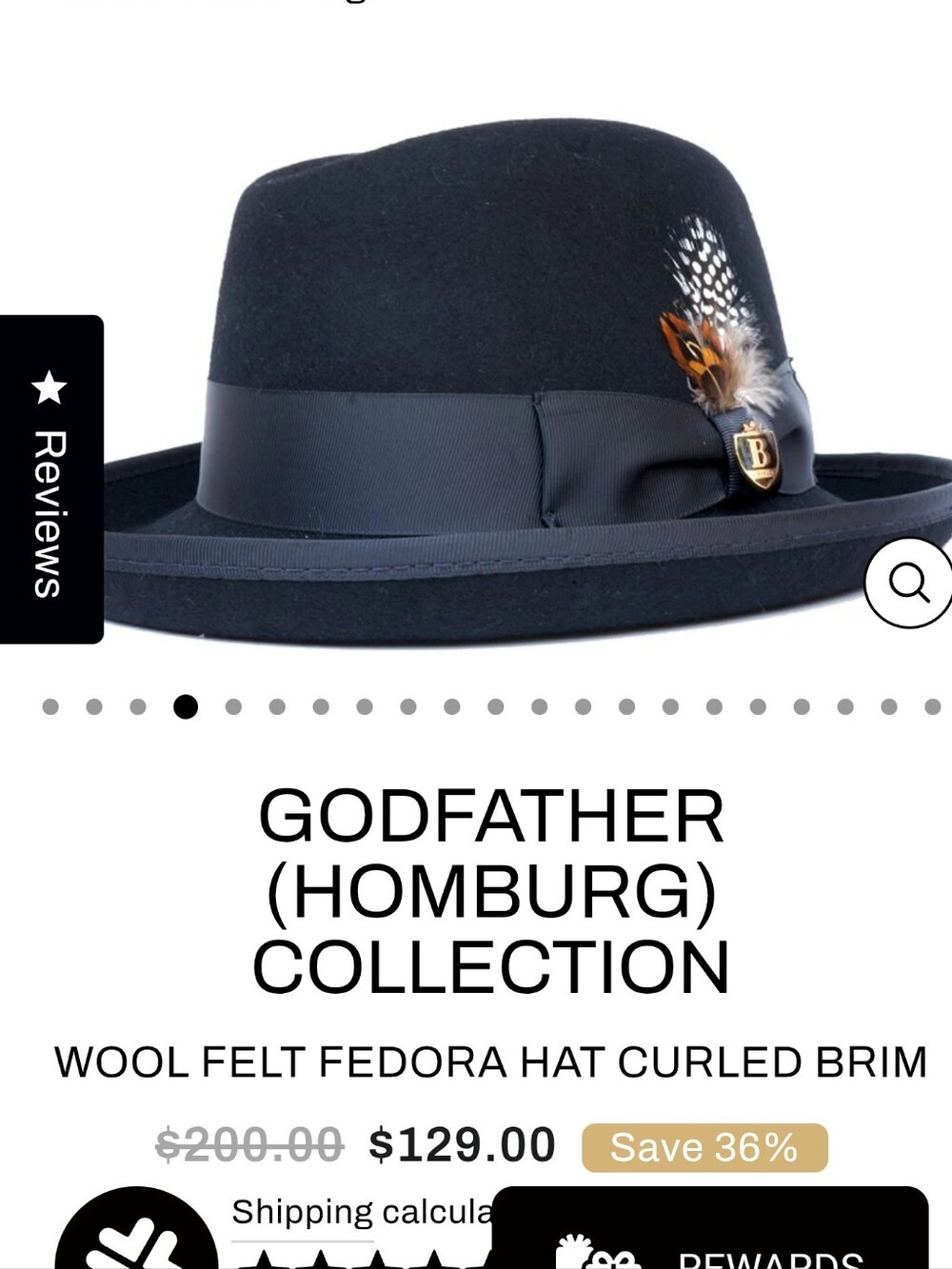 wool felt fedora Bruno Capelo Vintage